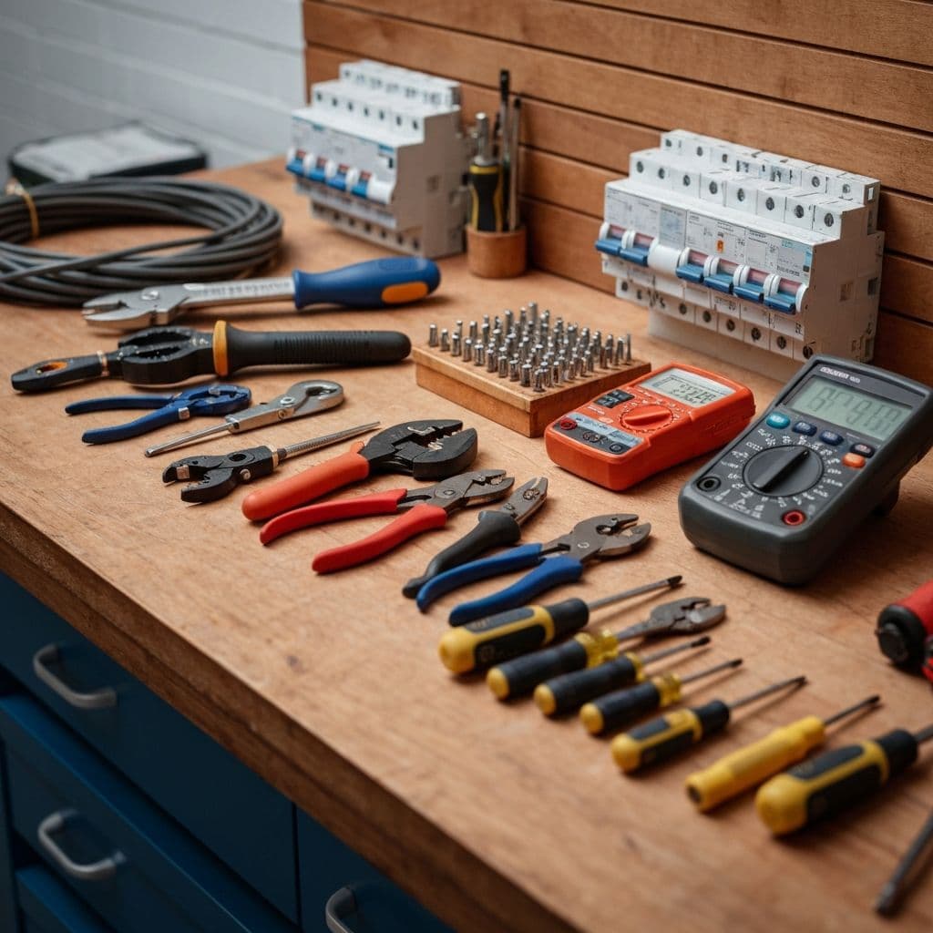 Modern switchboard installation